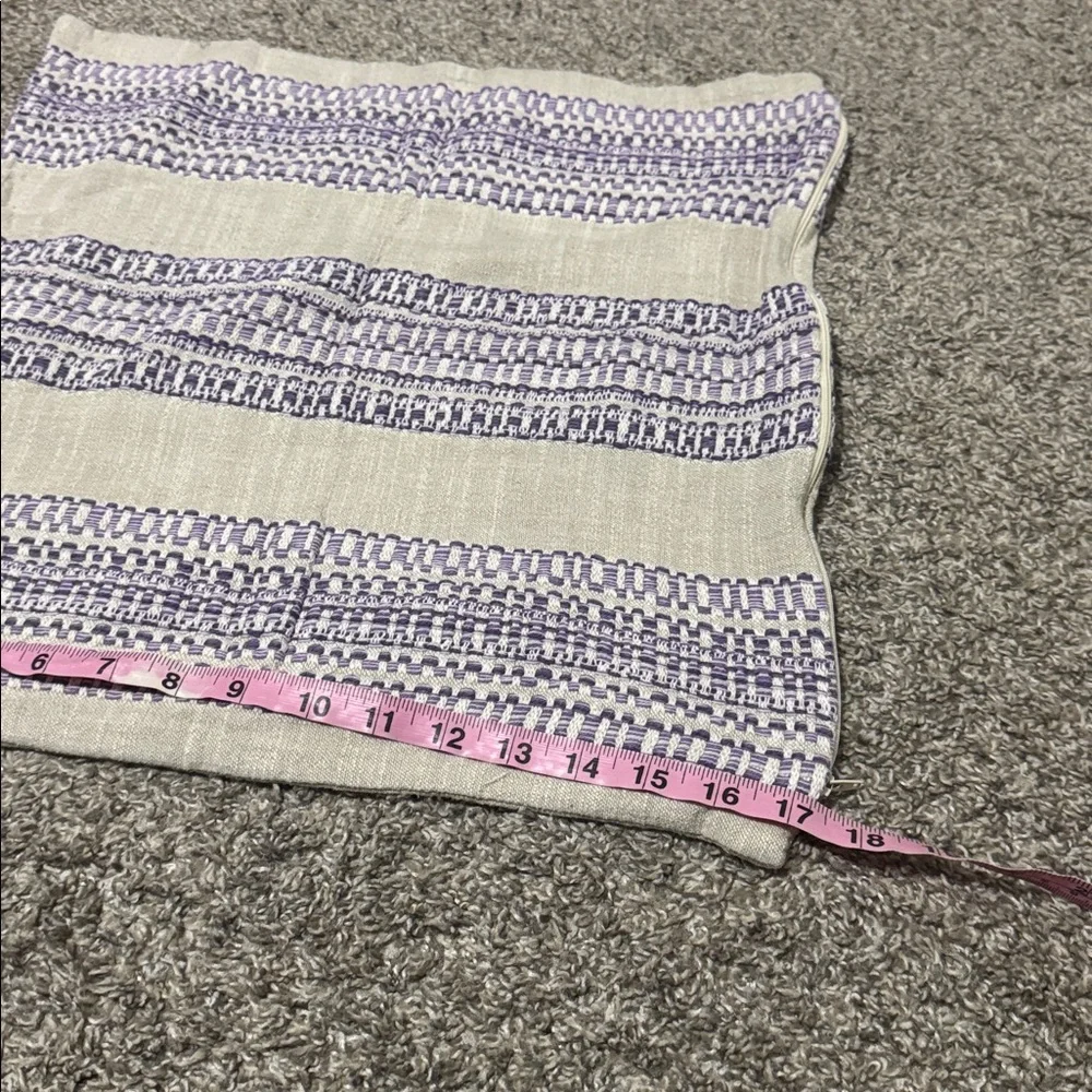 Crate & Barrel Striped Pillow Cover
